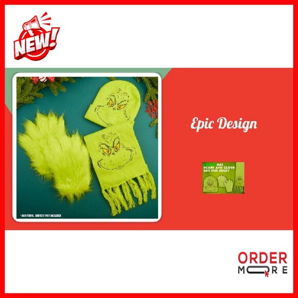 Winter Fleece Hat Scarf Gloves Set, Cozy 3-Piece Holiday Accessories - Picture 8 of 8